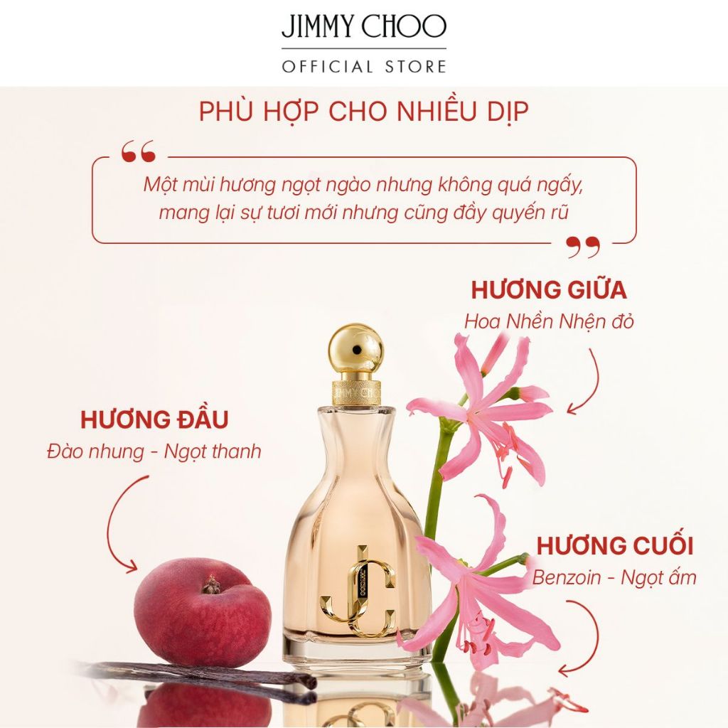 Nước hoa nữ Jimmy Choo I Want Choo EDP 40ml