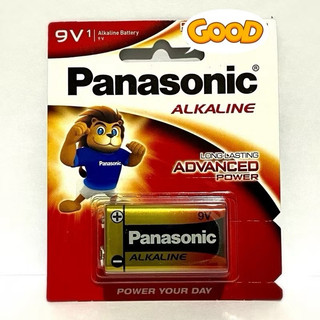Pin 9V Alkaline Panasonic Hàng Chính Hãng Vỉ 1 Viên - Made in ThaiLand