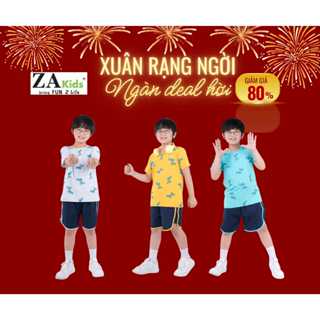 Bộ đùi cotton Bé Trai (2-9 Tuổi) ZAKids ZA22165TN