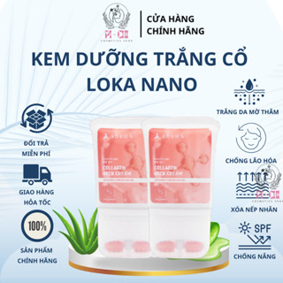 Combo 2 Hộp Kem Dưỡng Cổ Loka Nano - Giảm nếp nhăn, chống lão hoá da cổ, dưỡng trắng cấp ẩm, cải thiện tình trạng đen sạ