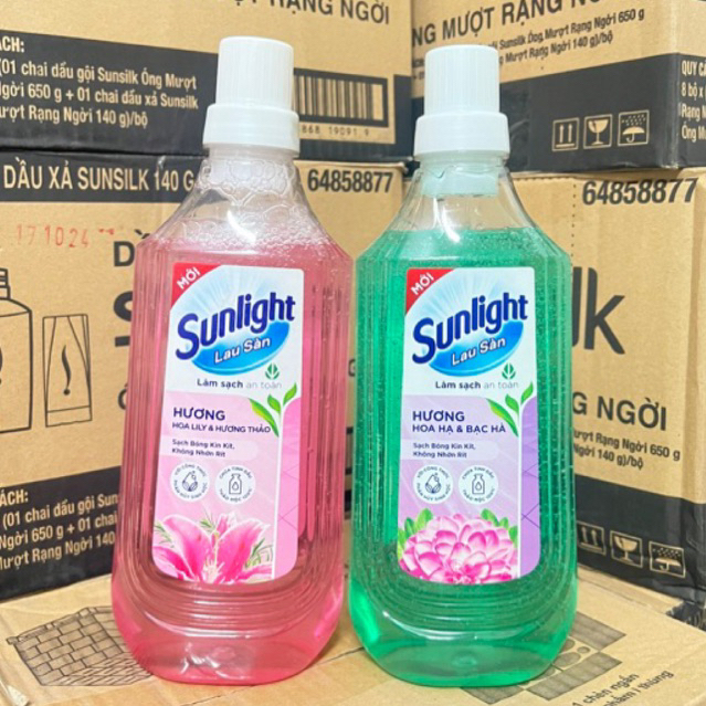 Nước Lau Sàn Sunlight Cif Hương Hoa Hạ Dạng Chai 1kg