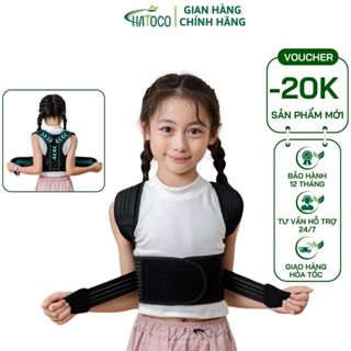 Đai Chống Gù Lưng Trẻ Em Cao Cấp Hatoco Có Nẹp Cứng Hỗ Trợ Chống Cong Vẹo Lưng Và Lệch Cổ Vai Gáy