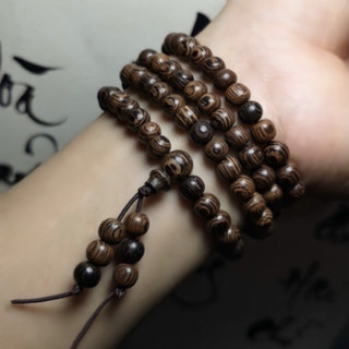 [TH] Vòng Tay Trầm Hương 108 Hạt, Chuỗi Trầm Hương Phong Thủy May Mắn Tài Lộc Cho Nam Nữ - lazan