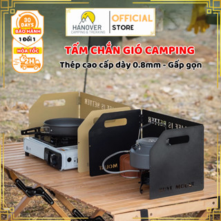 Tấm Chắn Gió Bếp Gas Gấp Gọn Tiện Lợi Chất Liệu Thép Cao Cấp, Tấm Chắn Gió Du Lịch Cắm Trại Dã Ngoại