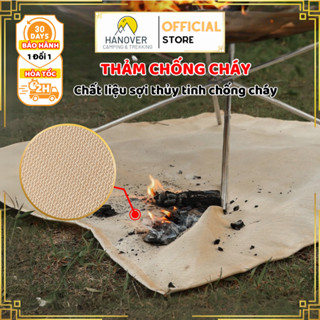 Thảm Camping Dã Ngoại Gấp Gọn Chất Liệu Sợi Thủy Tinh Chống Cháy, Thảm Lót Cách Nhiệt An Toàn