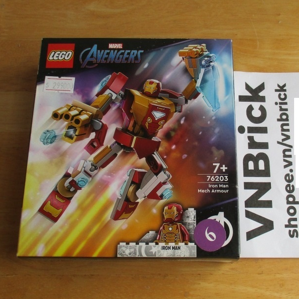 LEGO 76203 Super Heroes Robot / Mecha / Chiến Giáp Người Sắt / Iron Man (130 chi tiết)