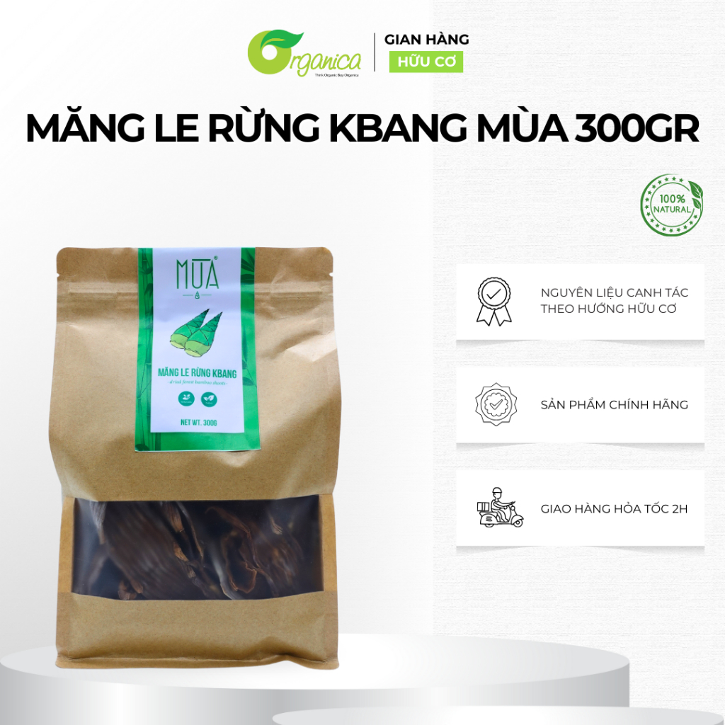 Măng khô Le Rừng Kbang Mùa 300gr