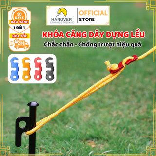 Khóa Căng Dây Dựng Lều 2 Rãnh Bằng Hợp Kim Nhôm Cao Cấp, Khóa Căng Dây Chuyên Dụng Cắm Trại Dã Ngoại