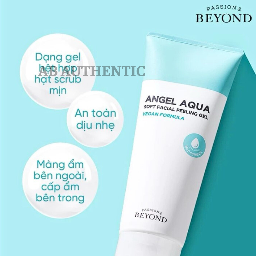 Tẩy da chết vật lý thuần chay Beyond Angel Aqua Peeling Gel 100ml - AB AUTHENTIC