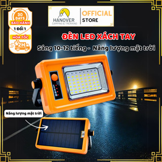Đèn Led Cob 30W Xách Tay Kèm Sạc USB Kết Hợp Sạc Năng Lượng Mặt Trời, Đèn Treo Lều Cắm Trại Dã Ngoại