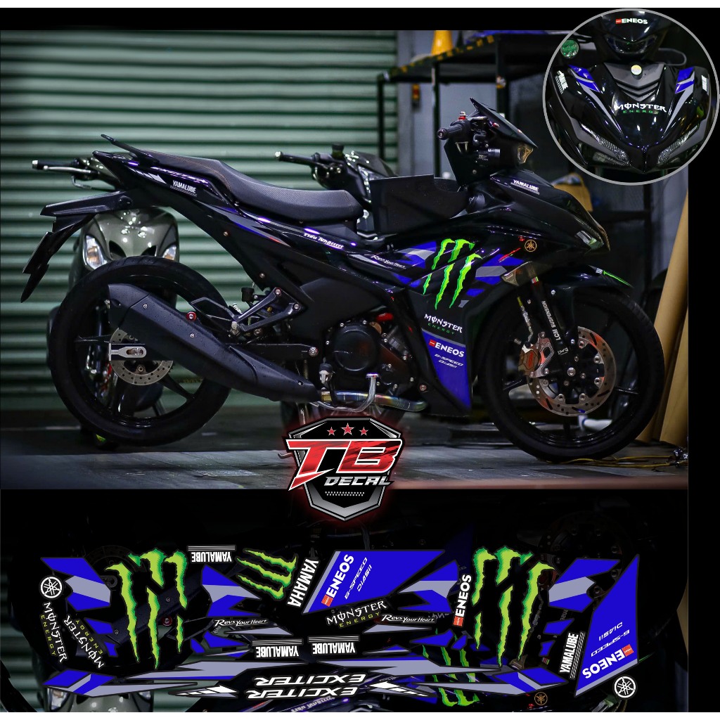 Tem Exciter 155 Monster Full Đen MSX0801