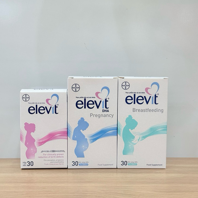 Bổ bà bầu Elevit chính hãng cho phụ nữ trước khi mang thai, trong khi mang thai và cho con bú