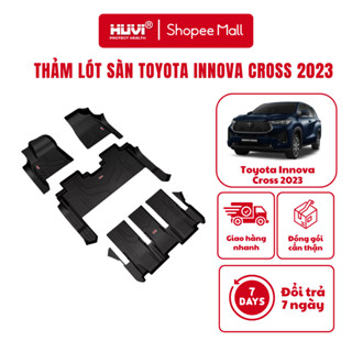 [Tặng cốp] Thảm lót sàn Toyota Innova Cross (2023-hiện tại) nhựa TPE tràn viền chính hãng HUVI