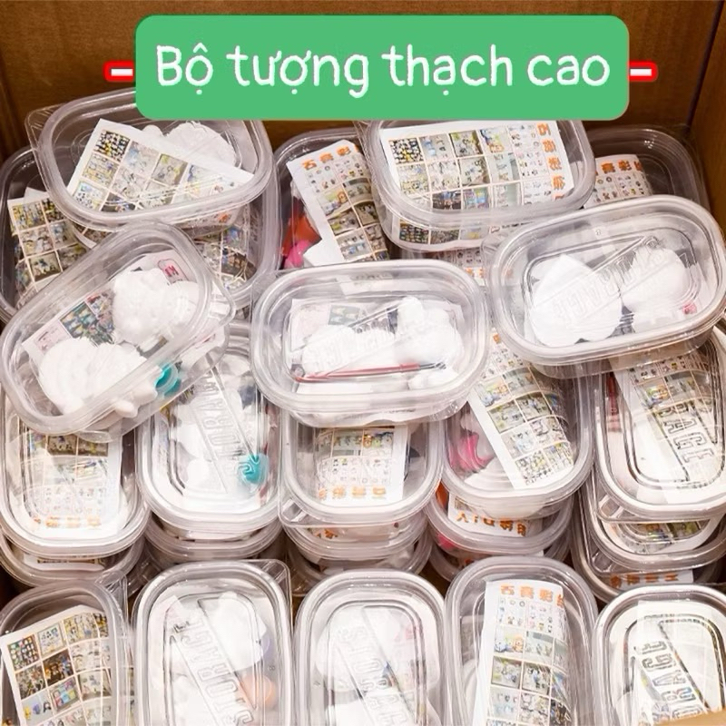  Combo SET QUÀ TẶNG 10 và 20 bộ tượng thạch cao Mini cho bé TẶNG KÈM Màu Acrylic và Cọ vẽ 