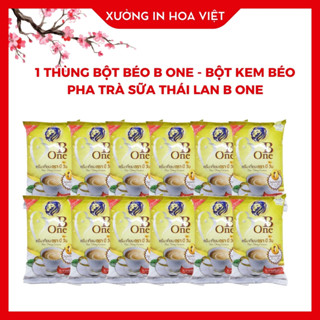 [ Giá Sỉ[1 Thùng -12 Gói] BỘT KEM BÉO B ONE - Bột béo B One - Bột kem béo pha trà sữa Thái Lan B one hàng luôn mới