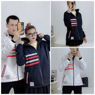 Áo gió, áo gió nam, chất poly chắn gió chắn mưa, khóa chống nước, form rộng thoải mái