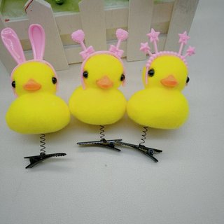 Kẹp Tóc Lò Xo Vịt Gà Gấu Thỏ