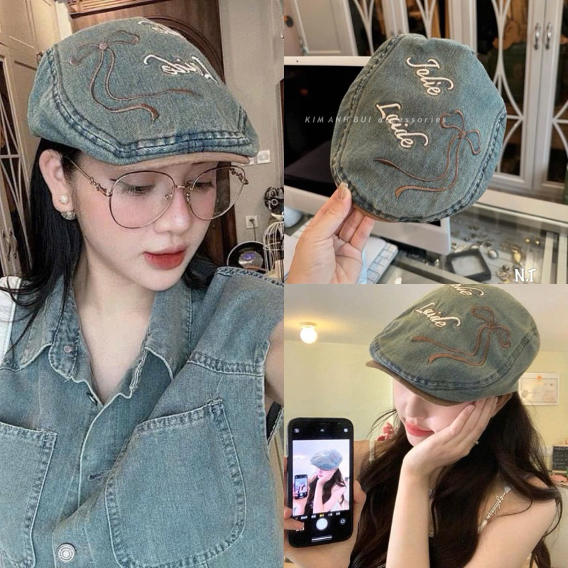 Mũ nồi jean cá tính G.Lady Store [Ship Nhanh]