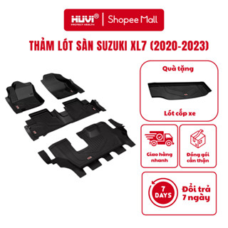 [Tặng cốp] Thảm lót sàn xe Suzuki XL7 (2020-2023) nhựa TPE tràn viền chính hãng HUVI Việt Nam