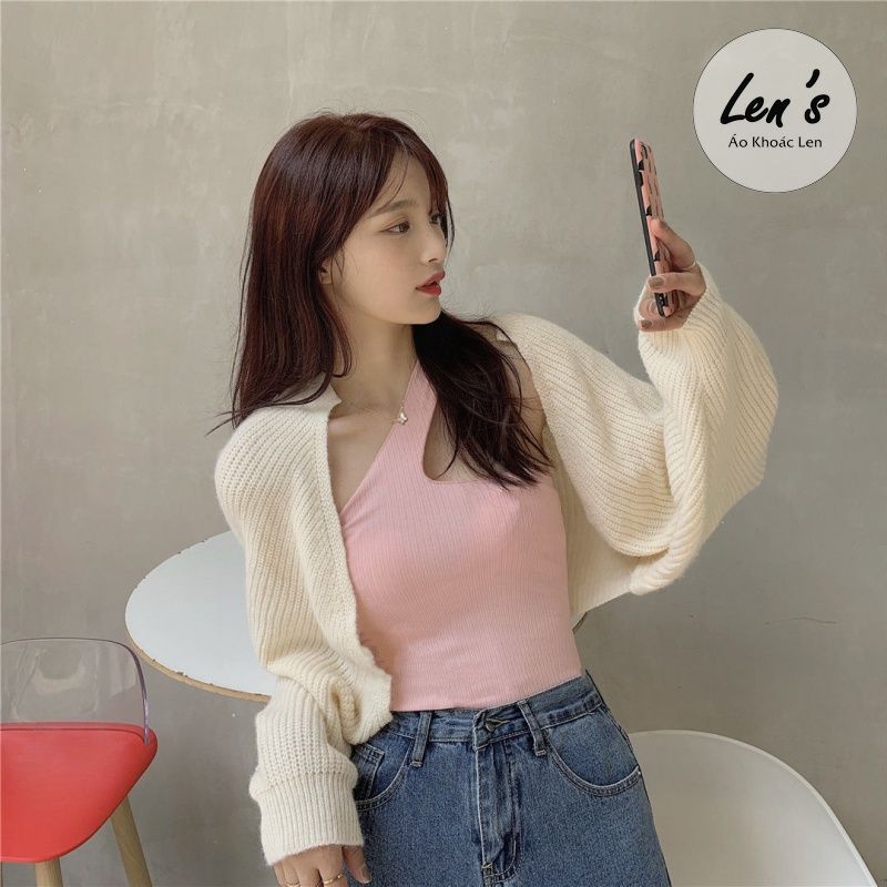 Áo khoác len cánh dơi blackpink Nàng Len