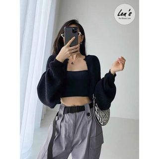Áo khoác len cánh dơi blackpink Nàng Len