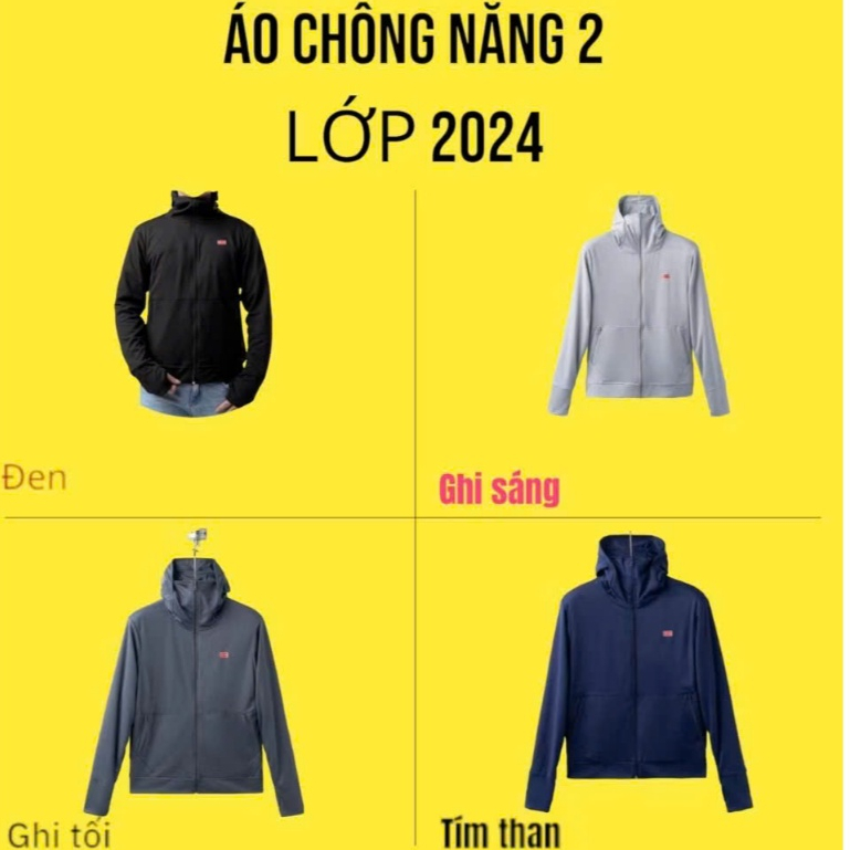 áo nắng nam 2 lớp hidoli chống tia UV bảo về da