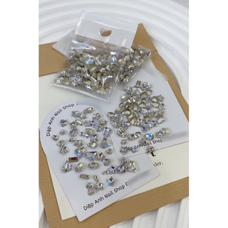 Set đá khối mini chân nhọn mix hình