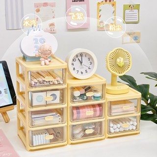 Hộp đựng đồ STGE, Hộp nhựa mini đựng đồ dùng cá nhân để bàn ngăn kéo tiện lợi chống bụi, Tủ nhựa mini đựng đồ để bàn