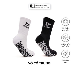  DELTA Vớ Tất Thể Thao Cổ Trung Nam Nữ Cao Cấp Co Giãn 4 Chiều Thoáng Khí Thấm Hút Mồ Hôi SO007U0 