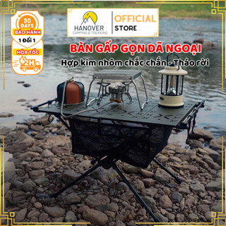 Bàn dã ngoại gấp gọn CLS chính hãng khung hợp kim nhôm siêu nhẹ chắc chắn, bàn nhôm camping cắm trại