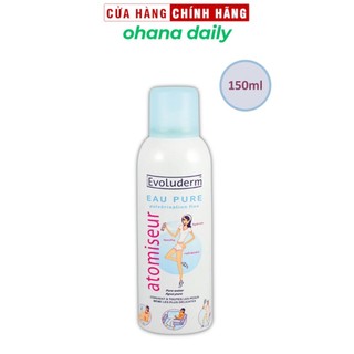 Xịt Khoáng Cấp Ẩm Evoluderm Atomiseur Eau Pure 150ml