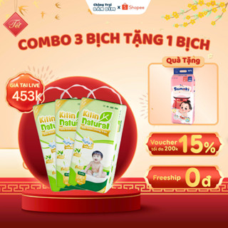 [ 3 Bịch KITIN Tặng 1 Bịch SUMOKI ] Tã Bỉm Kitin Natural trà xanh, tã dán bỉm quần đủ size cho bé, tã sơ sinh mỏng nhẹ