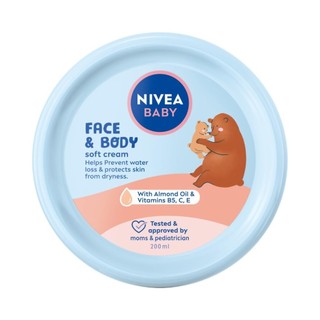  Kem dưỡng da NIVEA Baby soft cho bé từ sơ sinh 200ml hàng Đức mẫu mới 