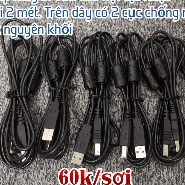 Cáp USB 2.0 máy in từ A ra B nội địa Nhật (cũ)