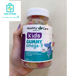 Kẹo Dẻo Dha Cho Bé Healthy Care Gummy Omega 3, Úc 250 viên  (Kẹo omgea HC)