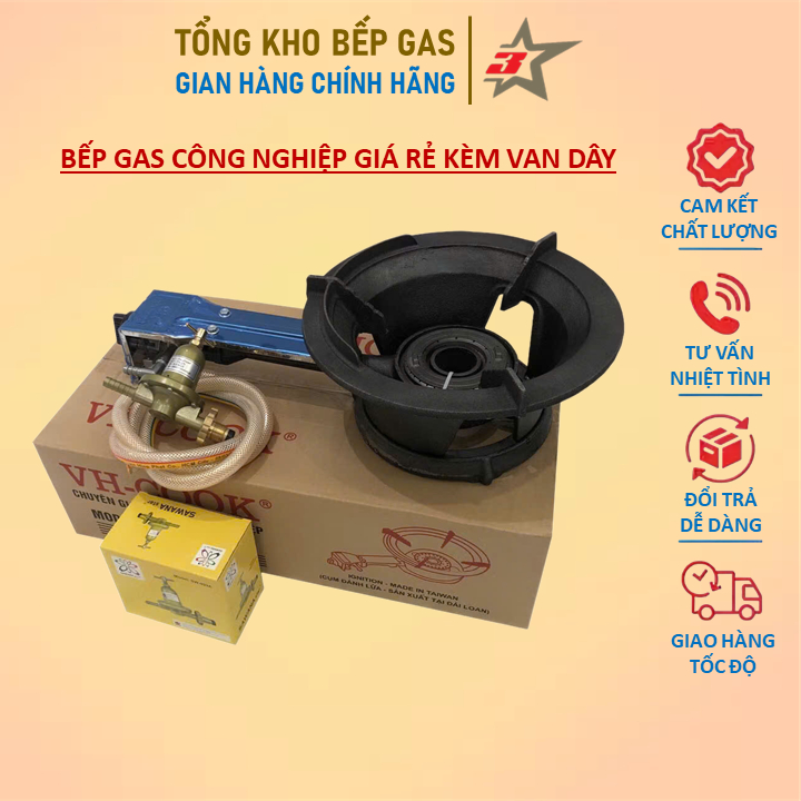 Bếp Gas, Bếp Khè Công Nghiệp Giá Rẻ