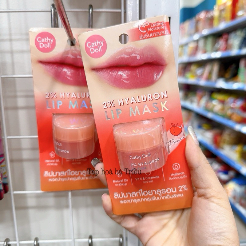 Mặt nạ ngủ cho môi Cathy Doll 2% Hyaluron Lip Mask Cathy Doll Two Percent Hyaluron Lip Mask