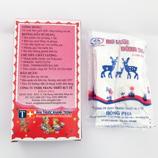 (hộp 5 cái) Gạc rơ lưỡi Đông FA 3 con nai
