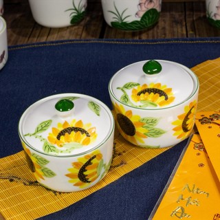  Hũ đựng bánh kẹo đồ ăn mứt tết bằng sứ họa tiết vẽ tay thủ công sản xuất tại Bát Tràng Việt Nam 