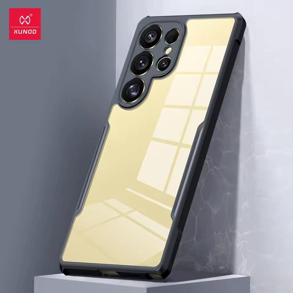 Ốp lưng XUNDD Samsung S25/ S25 Plus/ S25 Ultra/ S25 Edge - Chống sốc, Viền Đen