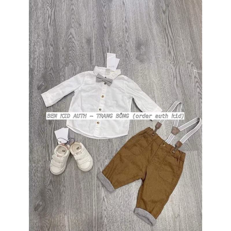 Set công tử HM AUTH săn sale cho bé