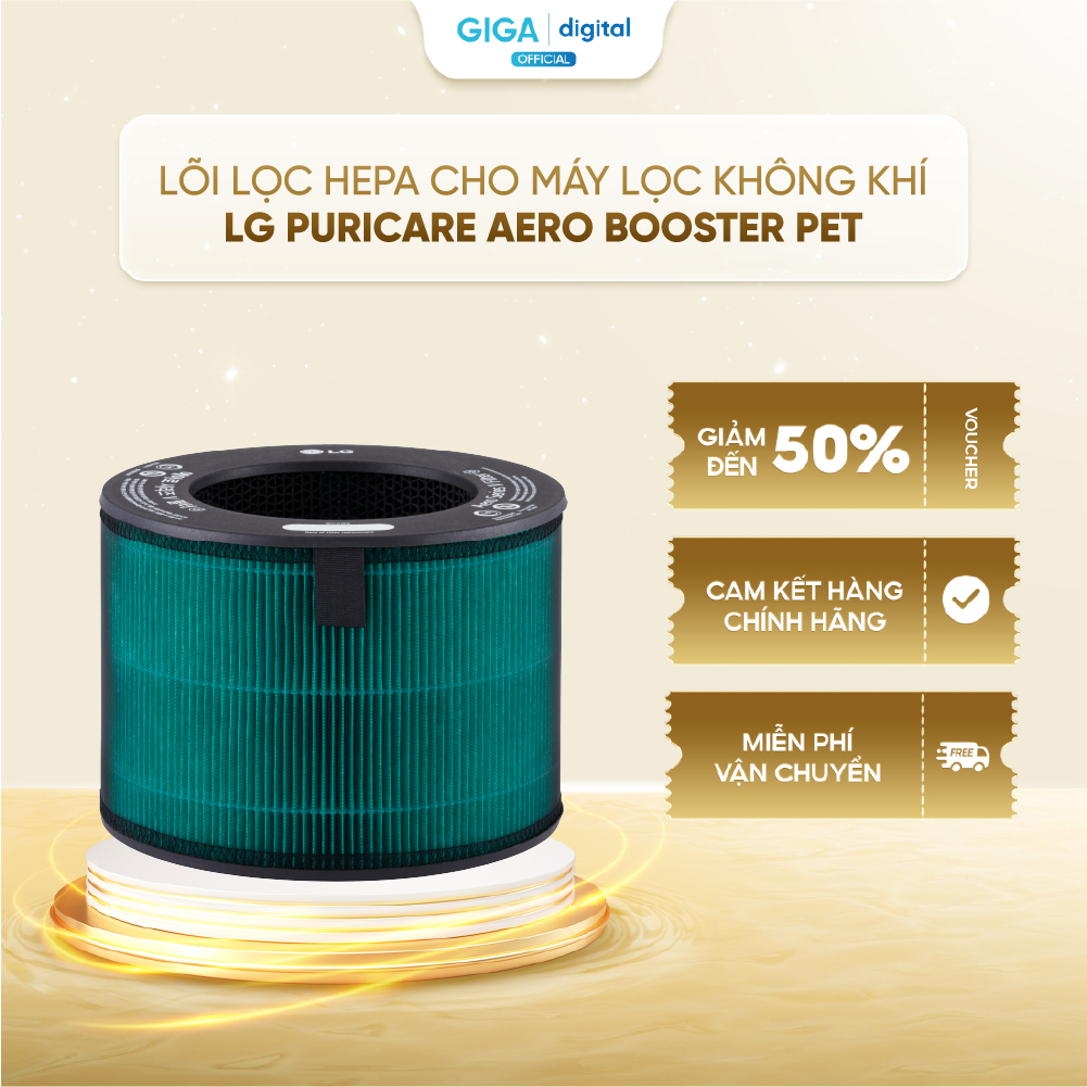 Lõi lọc Hepa cho máy lọc không khí LG PuriCare Aero Booster Pet GP1 PFSCQC01.AJP