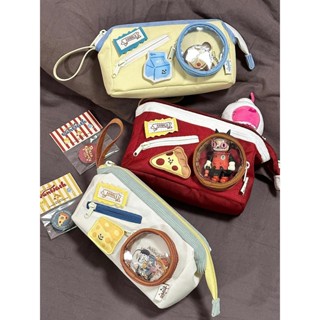 Túi bút đơn giản, họa tiết đồ ăn phối màu, dung tích lớn, hộp đựng văn phòng phẩm cho học sinh Pencil case