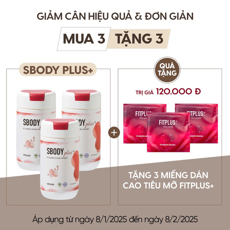 MUA 2 HỘP TẶNG 1 TRÀ DETOX ORGAN TEA HOẶC  GIẢM CÂN SBODY PLUS + [CAM KẾT CHÍNH HÃNG]