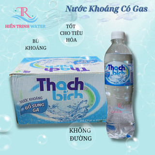 Nước Khoáng Có Ga Thạch Bích 480ml (Thùng 24 Chai) - Nước Soda Thạch Bích