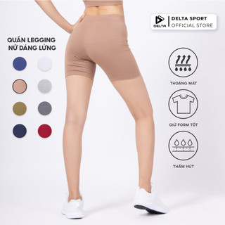  DELTA Quần Legging Nữ Tập Gym Yoga Chạy Bộ Chất Visco Mềm Mát Co Giãn Thấm Hút Tốt R20 RLE002W 