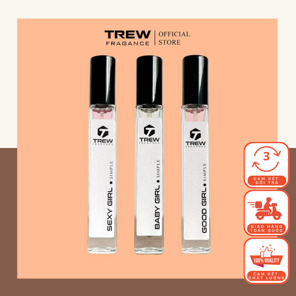Combo 3 Chai Tinh Dầu Nước Hoa Nữ Good Girl - Baby Girl - Sexy Girl Hương Thơm Lịch Lãm, Quyến Rũ (1