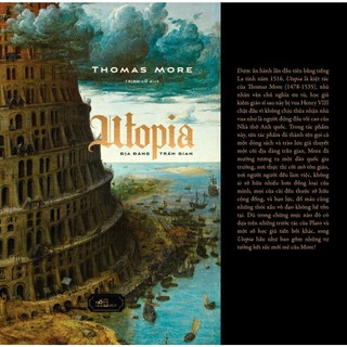 Sách - Utopia: Địa đàng trần gian (Thomas More) (Nhã Nam)