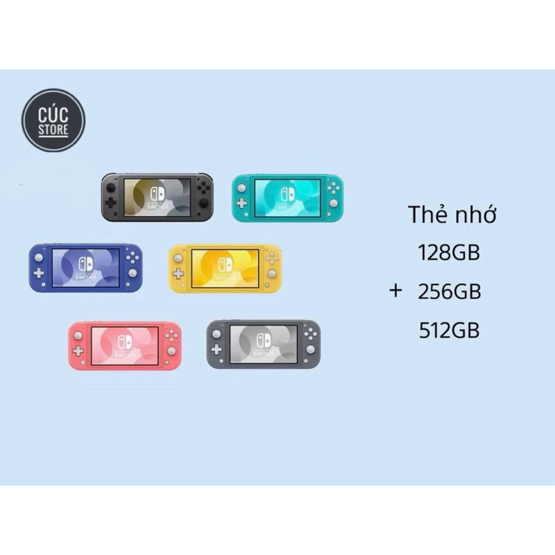 Máy chơi game Nintendo Switch Lite mod chip 2ND