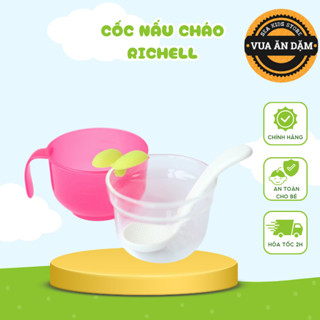 Cốc nấu cháo Richell tiện lợi cho bé ăn dặm